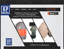Tablet Screenshot of kpindustries.com